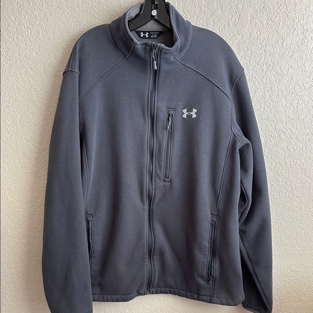 Under Armour Men's Gray Fleece Jacket